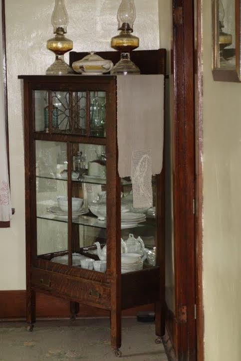 china cabinet at Heritage Park