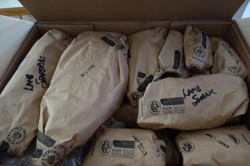 box of lamb
